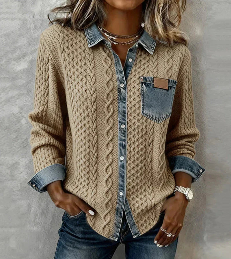 Sandra - Der Perfekte Stricktop Wärme, Stil und Komfort Ohne Kompromisse