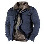 Marlon | Herren warme Winterjacke mit Pelzfutter