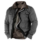 Marlon | Herren warme Winterjacke mit Pelzfutter