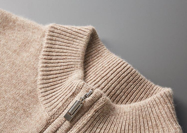 Kaschmir Halbzip Pullover