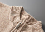 Kaschmir Halbzip Pullover