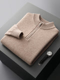 Kaschmir Halbzip Pullover
