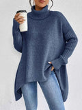 Eleganter Unisex Rollkragenpullover für jeden Anlass Damen