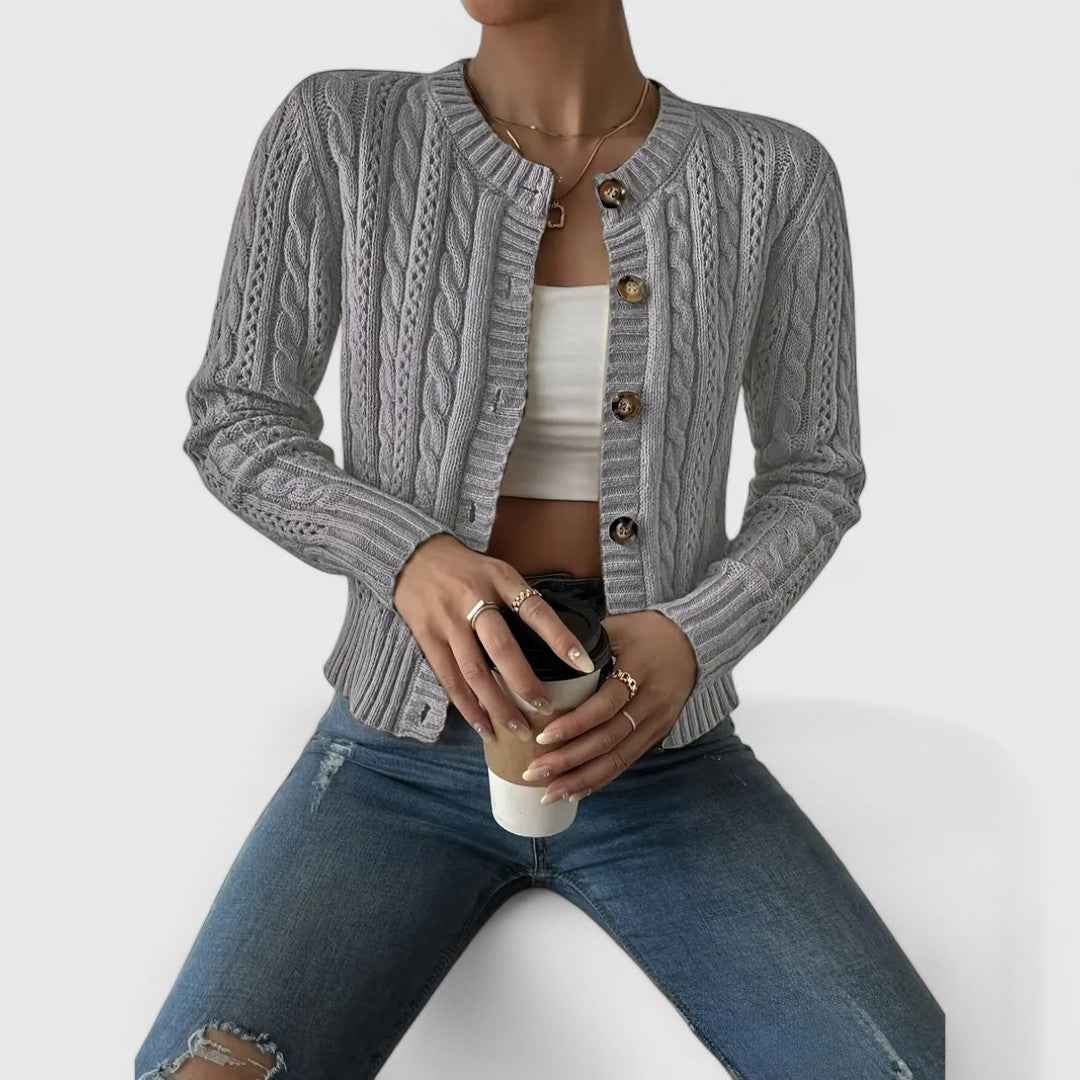 Eleganter trendiger Cardigan für einen schicken Look Damen