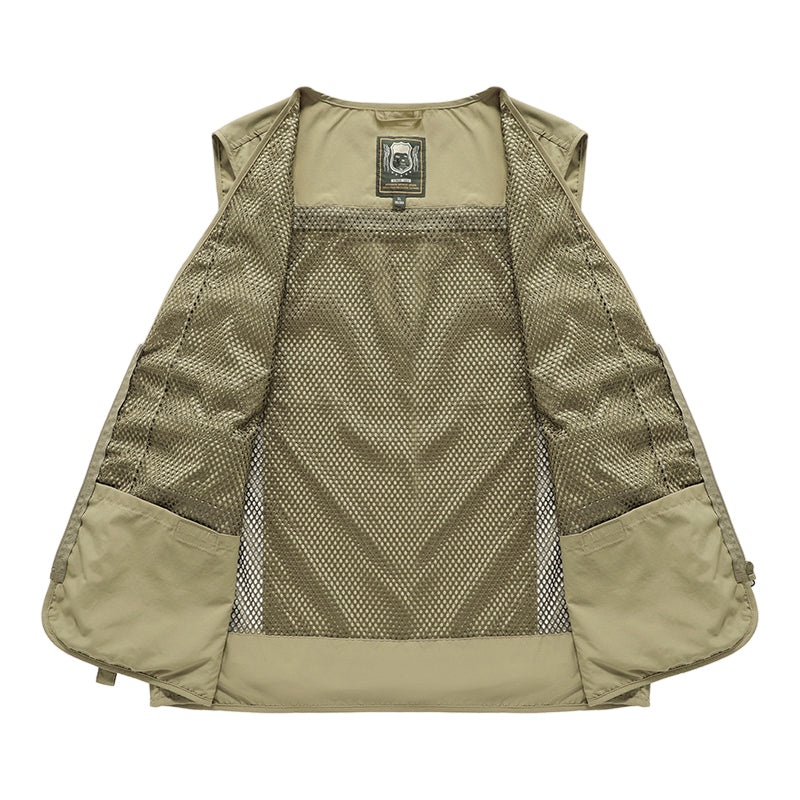 Livia | Weste mit Mehrtaschendesign und Netzfutter