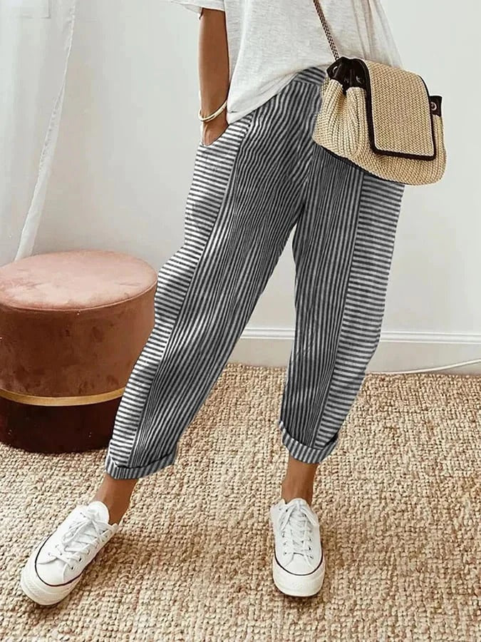 Stilvolle Streifenhose