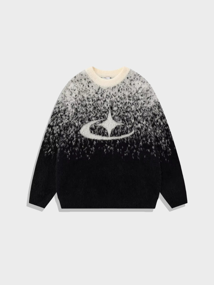 Kuscheliger, flauschiger Mohair-Pullover