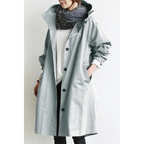 Madeline | Eleganter Trenchcoat mit Kapuze für zeitlosen Alltagsstil