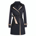 Genevieve | Eleganter Longline-Trenchcoat mit Gürtel