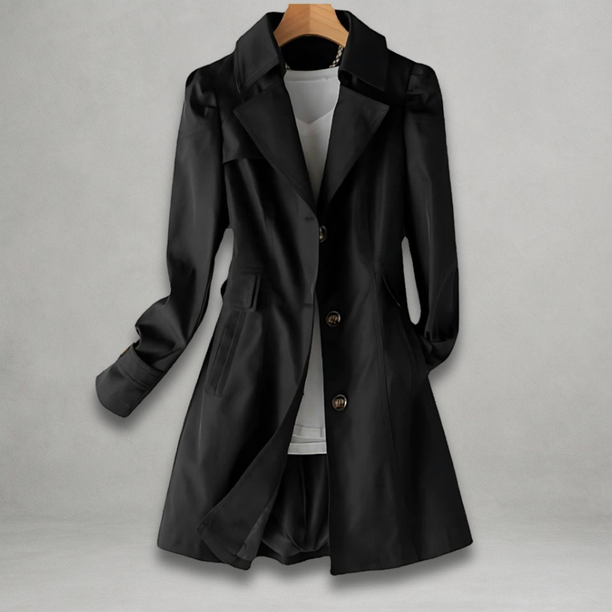 Charlotte | Luxuriöser und glamouröser Trenchcoat