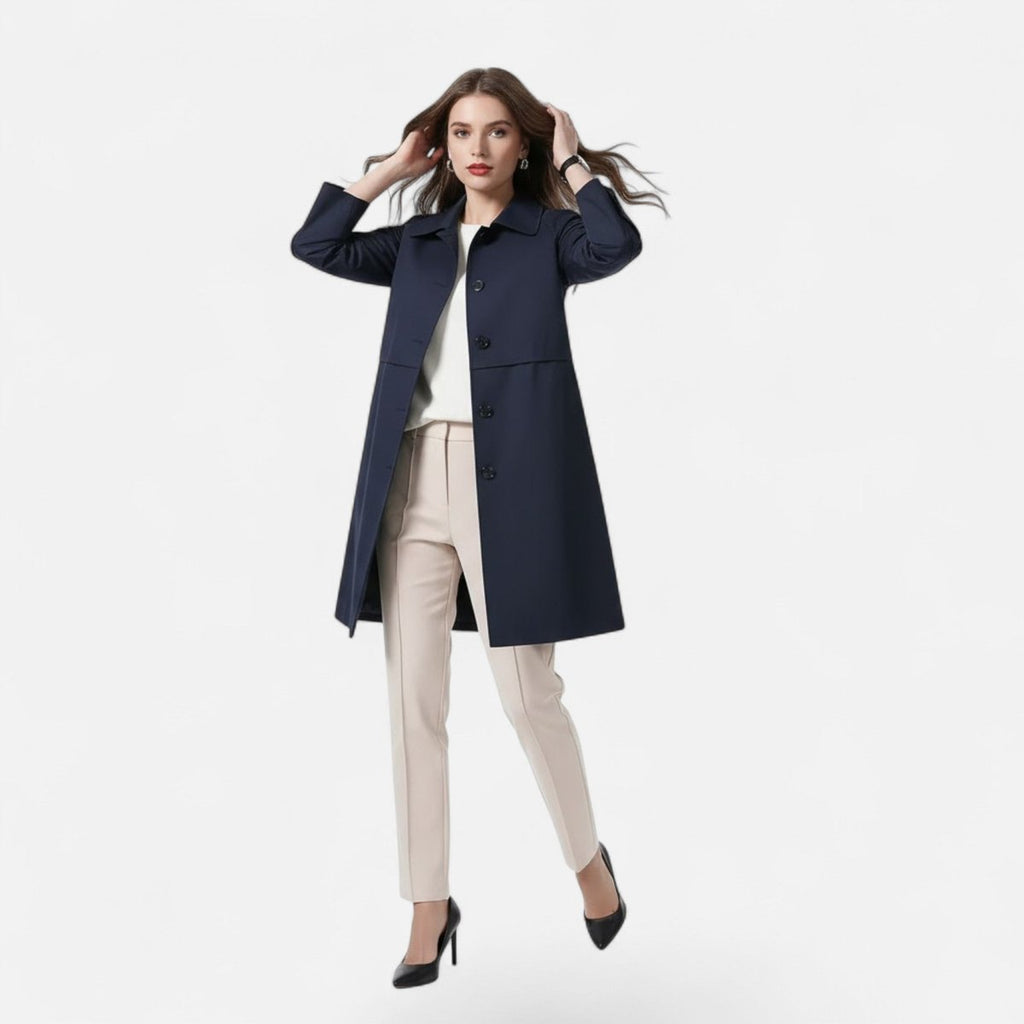 Grace | Moderner Midi-Trenchcoat