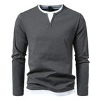 Alwin | Premium Langarmshirt aus gekämmter Baumwolle