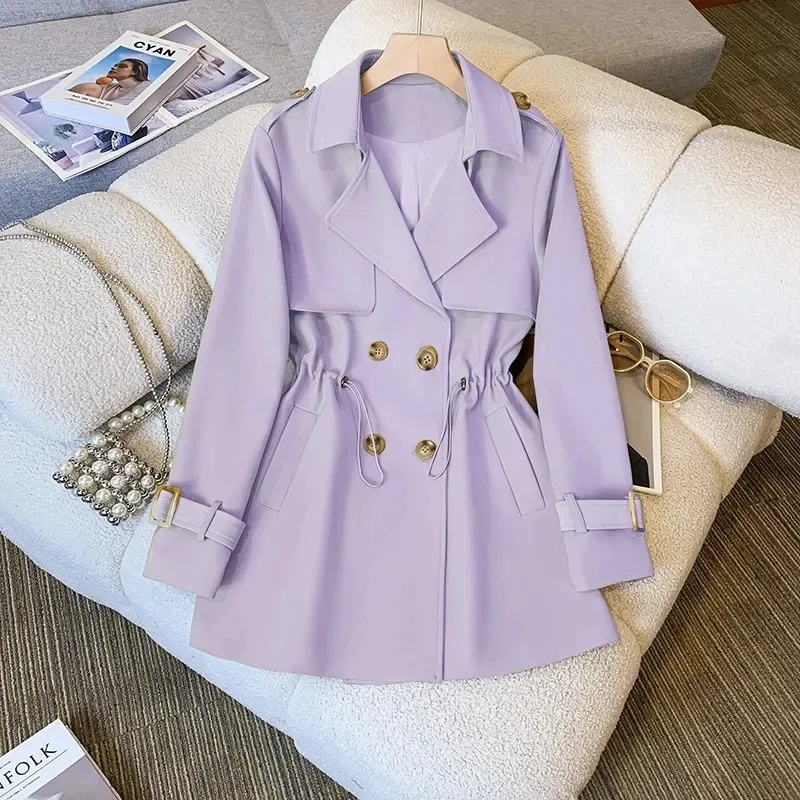 Seraphina | Trenchcoat mit elegantem Detaildesign und herbstlicher Silhouette