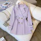 Seraphina | Trenchcoat mit elegantem Detaildesign und herbstlicher Silhouette