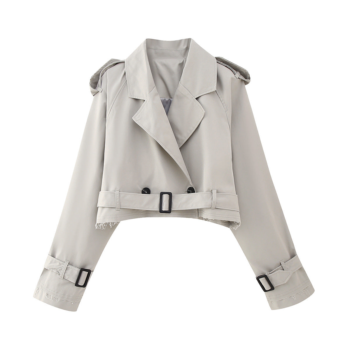 Karla | Stilvoller und vielseitiger kurzer Trenchcoat
