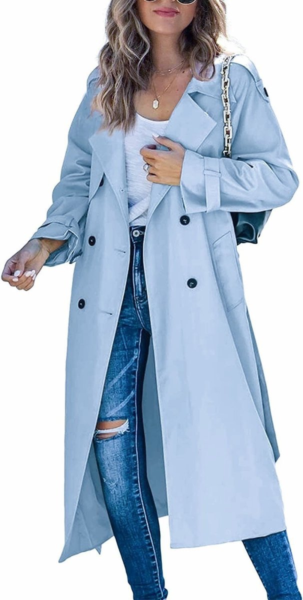 Victoria | Zeitloser und eleganter langer Trenchcoat