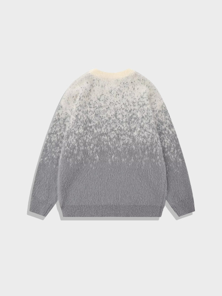 Kuscheliger, flauschiger Mohair-Pullover