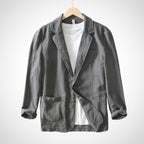 Bertram | Herren Taillierter Blazer mit Knopfverschluss | Reverskragen