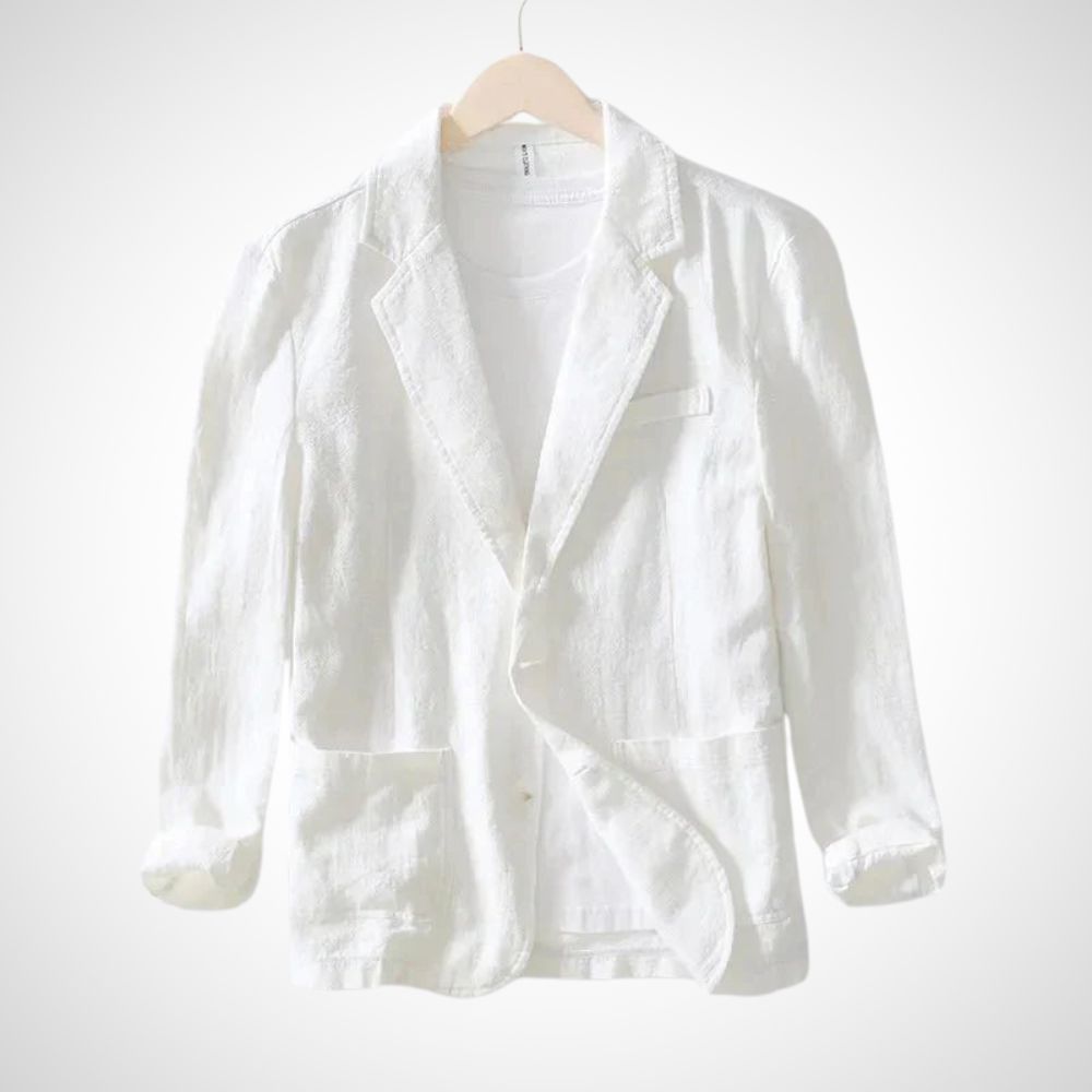 Bertram | Herren Taillierter Blazer mit Knopfverschluss | Reverskragen