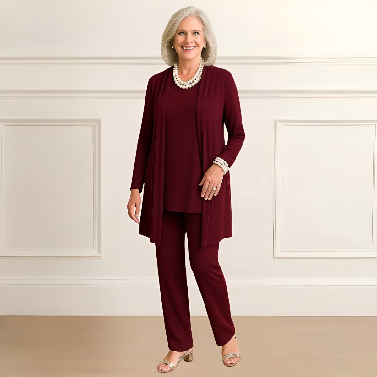 Ronalie | Elegantes Set aus Oberteil und Hose