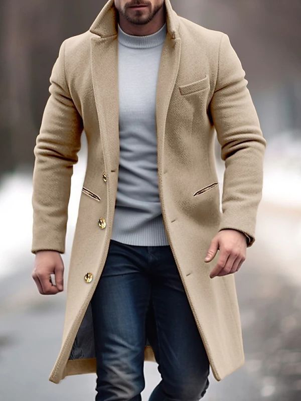 Viktor | Eleganter Wintermantel für Herren