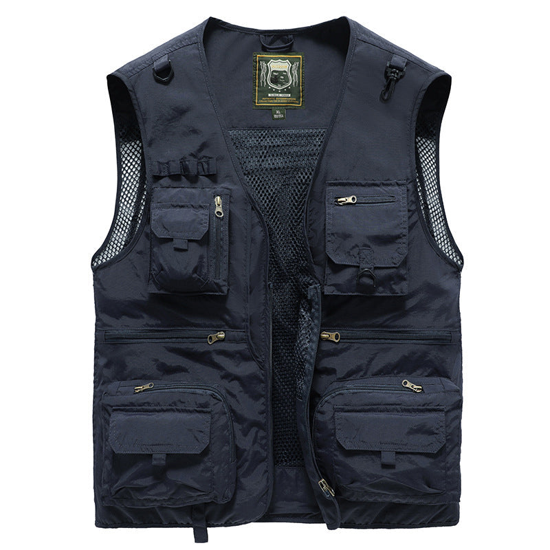 Livia | Weste mit Mehrtaschendesign und Netzfutter