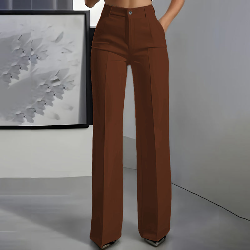 Damen Anzughose mit hoher Taille (1 kaufen, 1 GRATIS dazu)