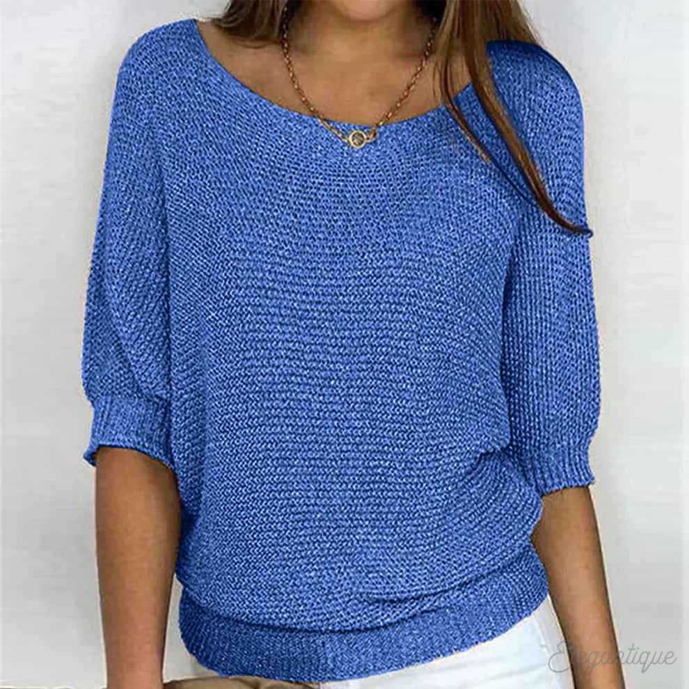 Federleichter Strickpullover Damen
