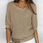 Federleichter Strickpullover Damen