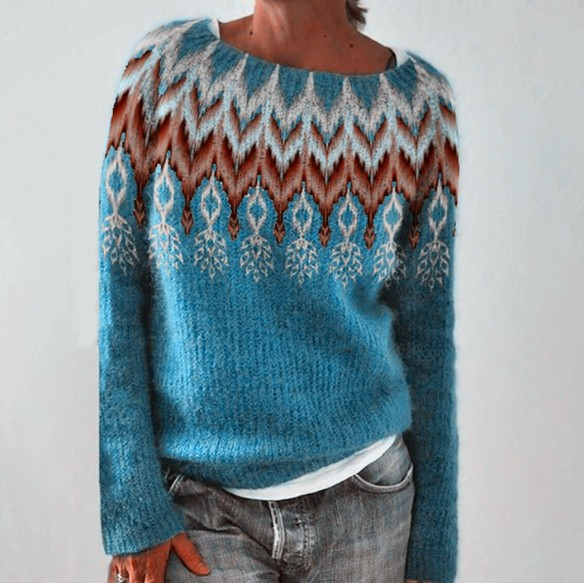 Pullover Silvia - Charmantes Retro-Design für einen zeitlosen Look