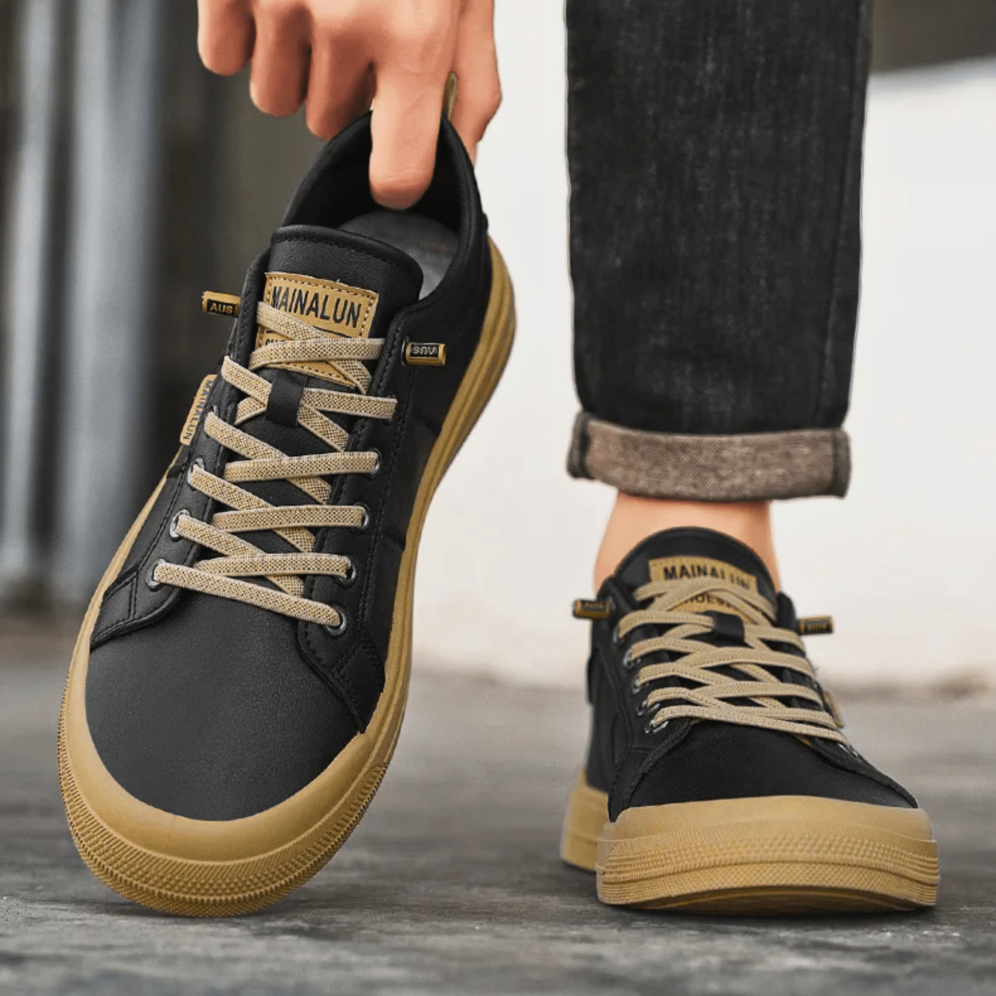 Savenora | Herren Leder-Sneaker