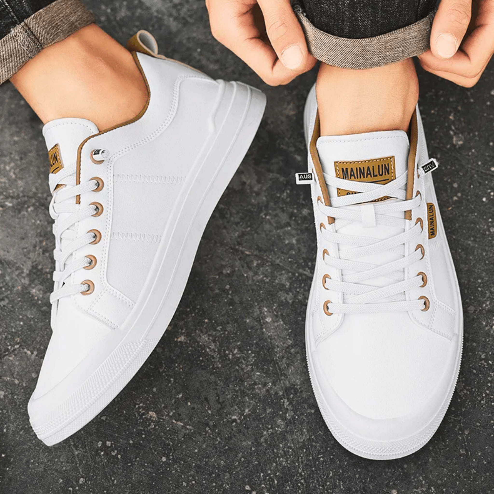 Savenora | Herren Leder-Sneaker
